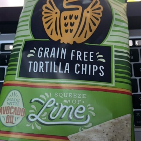 Siete Grain Free Tortilla Chips Lime 7.5 oz — front of pack